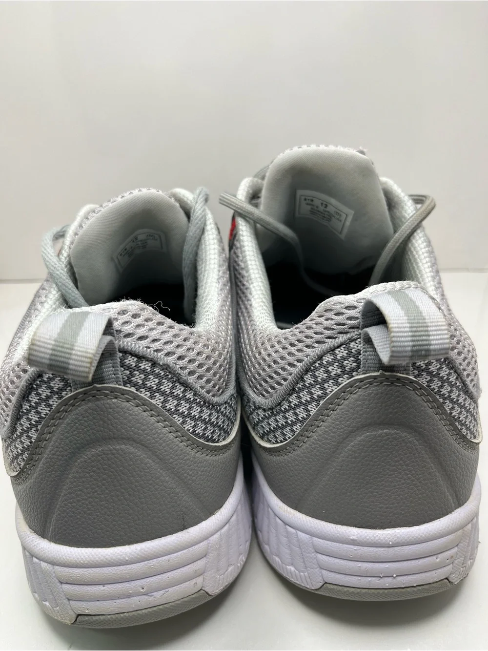 Orthofeet Edgewater 618 Grey Mesh Athletic Comfort Walking Sneakers Mens 12 D